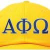 imageDALIX Alpha Phi Omega Greek Letters Ball Cap Embroidered HatGold