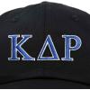 imageDALIX Kappa Delta Rho Greek Letters Ball Cap Embroidered Fraternity HatBlack