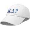 imageDALIX Kappa Delta Rho Greek Letters Ball Cap Embroidered Fraternity HatWhite
