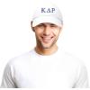 imageDALIX Kappa Delta Rho Greek Letters Ball Cap Embroidered Fraternity HatWhite