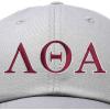 imageDALIX Lambda Theta Alpha Greek Letters Hat Womens Embroidered Baseball CapGray