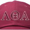 imageDALIX Lambda Theta Alpha Greek Letters Hat Womens Embroidered Baseball CapMaroon