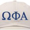 imageDALIX Omega Phi Alpha Greek Letters Hat Womens Embroidered Baseball CapBeige