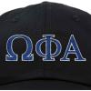 imageDALIX Omega Phi Alpha Greek Letters Hat Womens Embroidered Baseball CapBlack