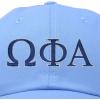 imageDALIX Omega Phi Alpha Greek Letters Hat Womens Embroidered Baseball CapLight Blue