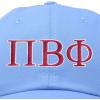 imageDALIX Pi Beta Phi Greek Letters Hat Womens Embroidered Baseball CapLight Blue