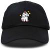 imageAdorable Unicorn Bunny Hat Womens Embroidered Baseball CapBlack