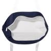 imageDALIX Premium Beach Bags Striped Navy Blue Zippered Tote Bag Monogrammed A  ZP