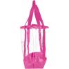 imageDALIX Clear Shopping Bag Security Work Tote Shoulder Bag Womens HandbagHot Pink