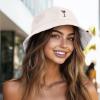 imageDALIX Coffee Martini Cotton Bucket Hat Lightweight Outdoor Travel Beach Everyday WomensParchment White