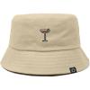 imageDALIX Coffee Martini Cotton Bucket Hat Lightweight Outdoor Travel Beach Everyday WomensSesame Beige