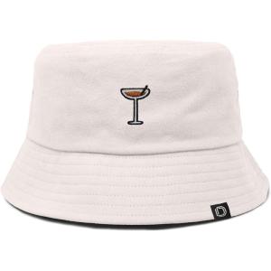 imageDALIX Coffee Martini Cotton Bucket Hat Lightweight Outdoor Travel Beach Everyday WomensParchment White