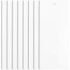 imageDalix PVC Vertical Blind Replacement Slat 82 12 X 3 12 8 Pack White