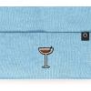 imageDALIX Coffee Martini Embroidered Beanie Food Warm Winter Knit Hat WomenBaby Blue