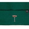 imageDALIX Coffee Martini Embroidered Beanie Food Warm Winter Knit Hat WomenGreen