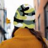 imageDALIX Coffee Martini Embroidered Beanie Food Warm Winter Knit Hat WomenGreen Camo