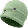 imageDALIX Coffee Martini Embroidered Beanie Food Warm Winter Knit Hat WomenLight Green
