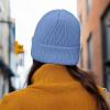 imageDALIX Coffee Martini Embroidered Beanie Food Warm Winter Knit Hat WomenPeriwinkle
