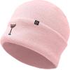 imageDALIX Coffee Martini Embroidered Beanie Food Warm Winter Knit Hat WomenPink