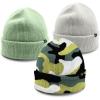 imageDALIX Beanie Soft Knit 3 Pack Stretch Skully Warm Winter SkiColor 12