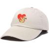 imageDALIX Heart Cute Sloth Hat Womens Embroidered Baseball CapBeige