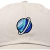 image:imageDALIX Embroidered Uranus Baseball Cap Cotton Dad Hat MenBeige