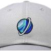 image:imageDALIX Embroidered Uranus Baseball Cap Cotton Dad Hat MenGray