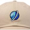 image:imageDALIX Embroidered Uranus Baseball Cap Cotton Dad Hat MenKhaki