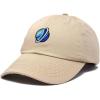 image:imageDALIX Embroidered Uranus Baseball Cap Cotton Dad Hat MenKhaki