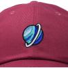 image:imageDALIX Embroidered Uranus Baseball Cap Cotton Dad Hat MenMaroon