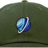 image:imageDALIX Embroidered Uranus Baseball Cap Cotton Dad Hat MenOlive