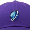 image:imageDALIX Embroidered Uranus Baseball Cap Cotton Dad Hat MenPurple