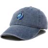 image:imageDALIX Embroidered Uranus Baseball Cap Cotton Dad Hat MenWashed Navy Blue