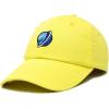 image:imageDALIX Embroidered Uranus Baseball Cap Cotton Dad Hat MenYellow
