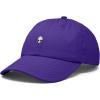 image:imageDALIX Lil Alien Embroidered Cotton Cap Outdoor Space Nature Dad Hat MensPurple