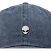 image:imageDALIX Lil Alien Embroidered Cotton Cap Outdoor Space Nature Dad Hat MensWashed Navy Blue