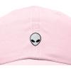 image:imageDALIX Lil Alien Embroidered Cotton Cap Outdoor Space Nature Dad Hat MensWashed Pink