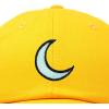 image:imageDALIX Moon Embroidered Crescent Astronomy Night Cotton Dad Hat Baseball Cap Adjustable WomensGold