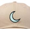 image:imageDALIX Moon Embroidered Crescent Astronomy Night Cotton Dad Hat Baseball Cap Adjustable WomensKhaki