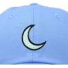 image:imageDALIX Moon Embroidered Crescent Astronomy Night Cotton Dad Hat Baseball Cap Adjustable WomensLight Blue