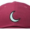 image:imageDALIX Moon Embroidered Crescent Astronomy Night Cotton Dad Hat Baseball Cap Adjustable WomensMaroon
