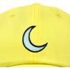 image:imageDALIX Moon Embroidered Crescent Astronomy Night Cotton Dad Hat Baseball Cap Adjustable WomensYellow