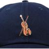 image:imageDALIX Orchestra Violin Hat Womens Embroidered Baseball CapNavy Blue