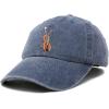 image:imageDALIX Orchestra Violin Hat Womens Embroidered Baseball CapWashed Navy Blue
