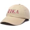image:imageDALIX Pi Kappa Alpha Greek Letters Ball Cap Embroidered HatKhaki