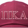 image:imageDALIX Pi Kappa Alpha Greek Letters Ball Cap Embroidered HatMaroon