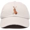 image:imageDALIX Orchestra Violin Hat Womens Embroidered Baseball CapBeige