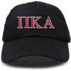 image:imageDALIX Pi Kappa Alpha Greek Letters Ball Cap Embroidered HatBlack