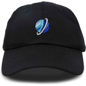 image:imageDALIX Embroidered Uranus Baseball Cap Cotton Dad Hat MenBlack