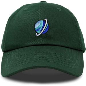 image:imageDALIX Embroidered Uranus Baseball Cap Cotton Dad Hat MenDark Green